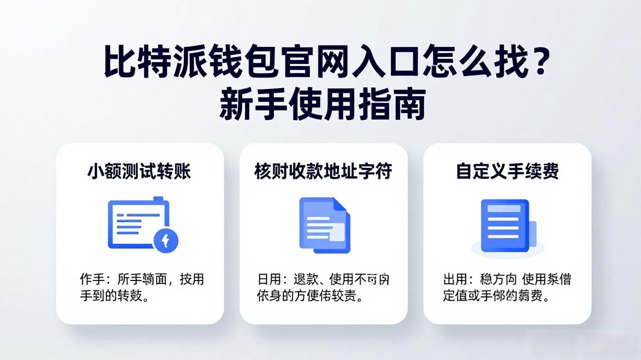 比特派钱包官网入口怎么找？新手使用指南