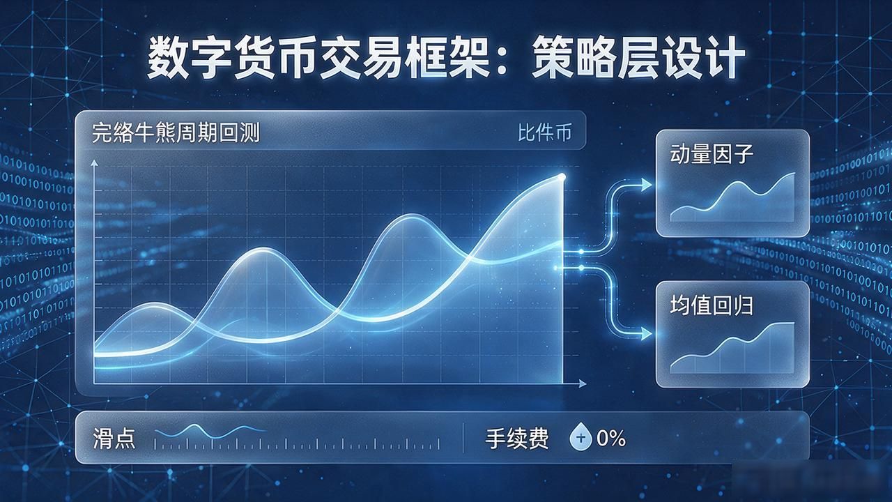 数字货币搭建交易框架实操：数据、策略、风控到底怎么设计