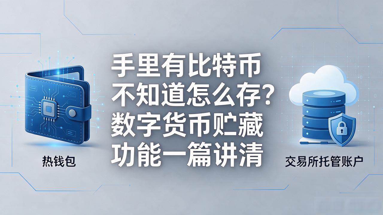 手里有比特币不知道怎么存？数字货币贮藏功能一篇讲清