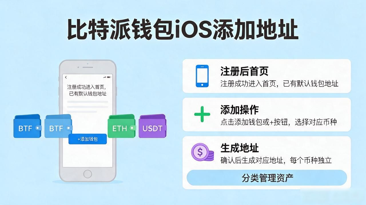 比特派钱包iOS怎么注册？教你添加新钱包地址