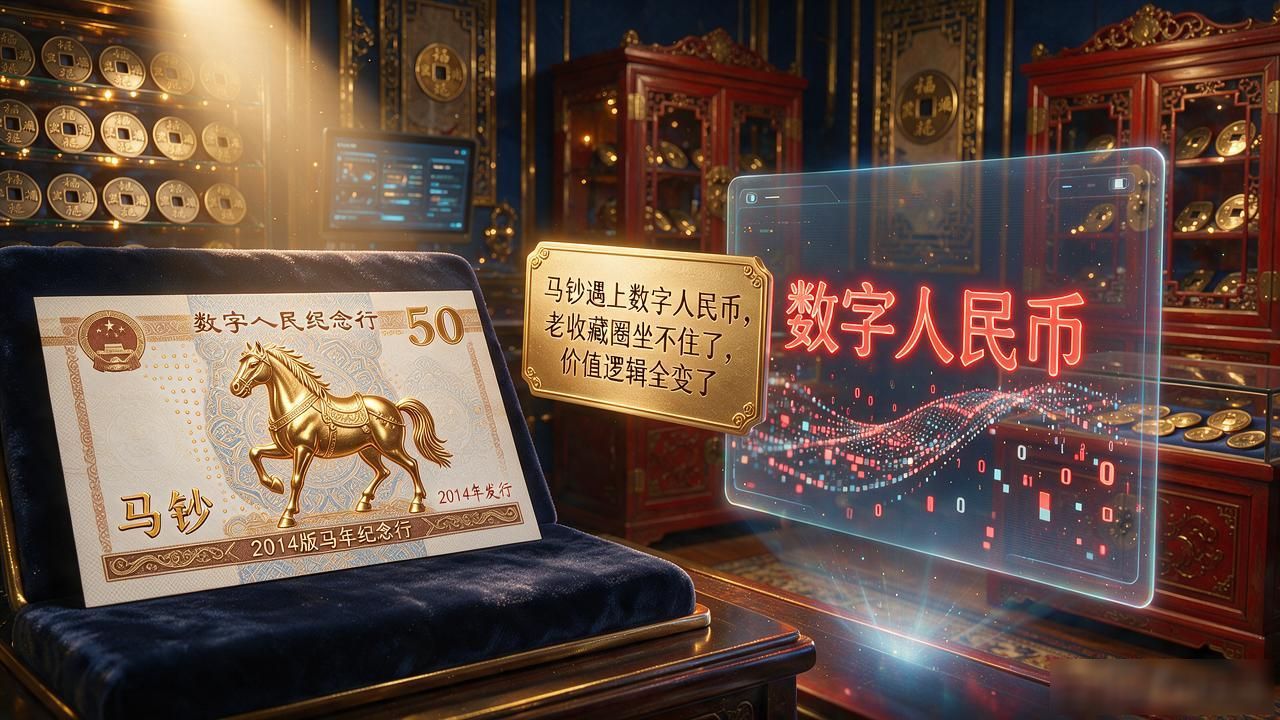 马钞遇上数字人民币，老收藏圈坐不住了，价值逻辑全变了