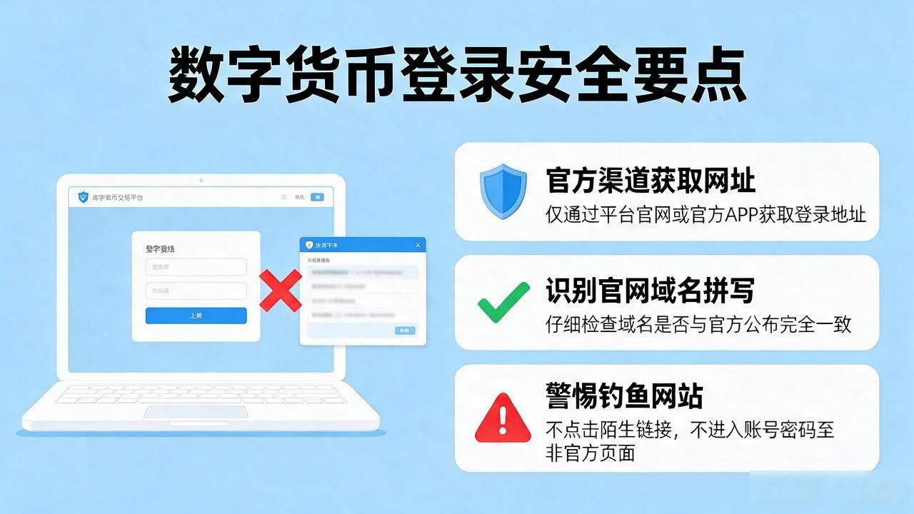数字货币交易平台登录流程详解：3分钟快速安全入账