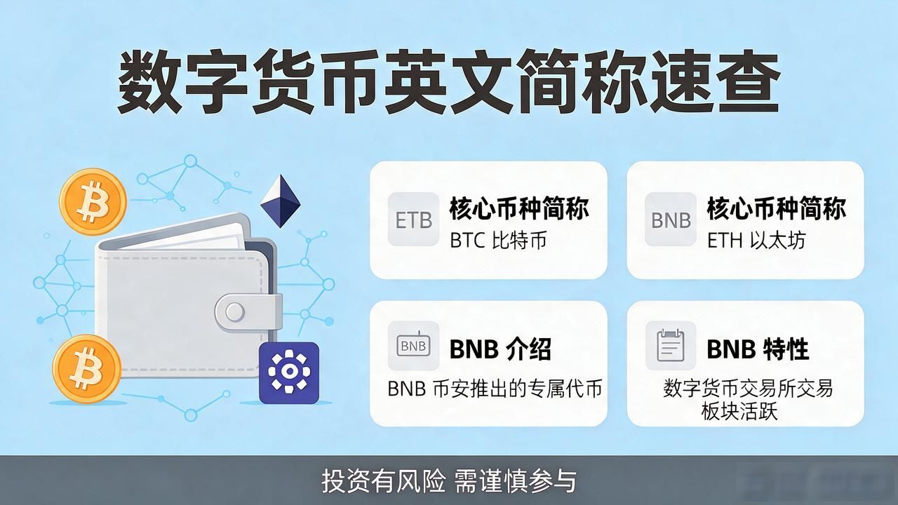 数字货币英文简称速查指南