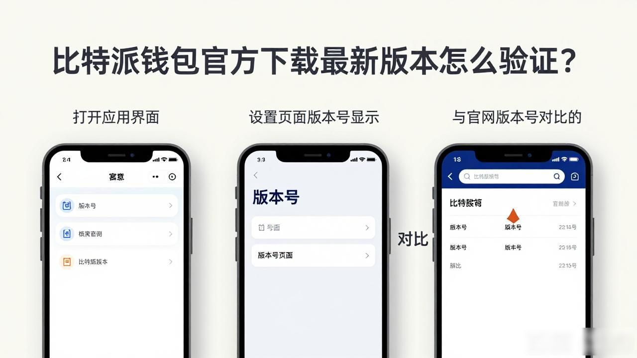 比特派钱包官方下载最新版本怎么验证？
