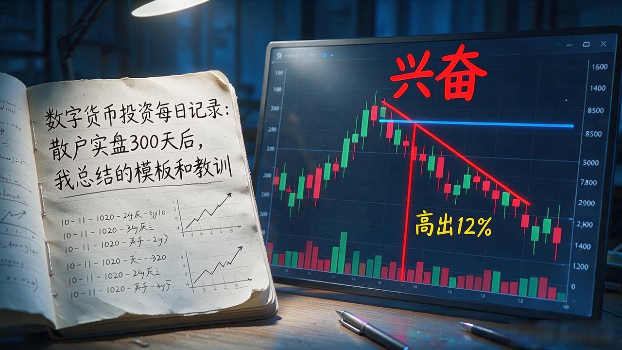 数字货币投资每日记录：散户实盘300天后，我总结的模板和教训