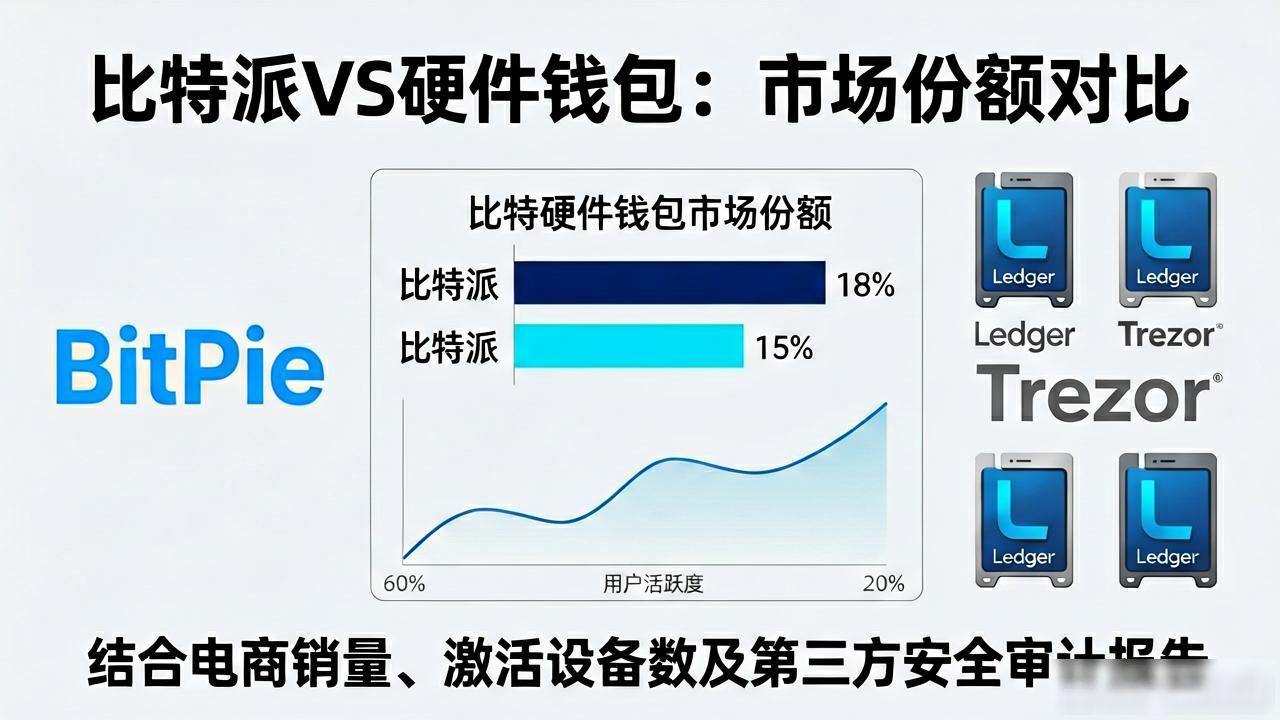 比特派VS硬件钱包：市场份额到底怎么比？