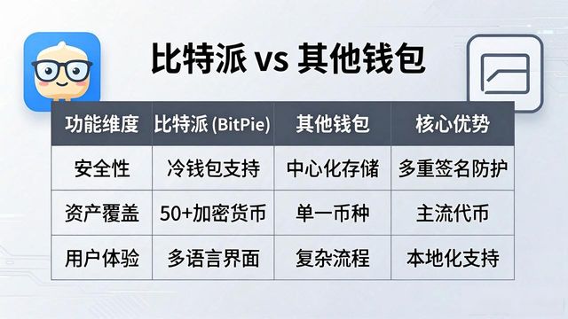 比特派对比其他钱包，选哪个最好用？