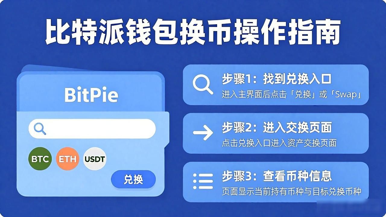 比特派钱包国际版怎么换币？手把手教你资产交换