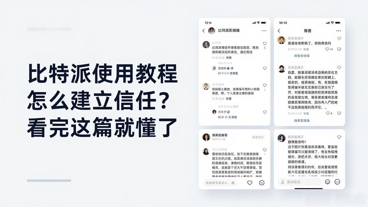 比特派使用教程怎么建立信任？看完这篇就懂了