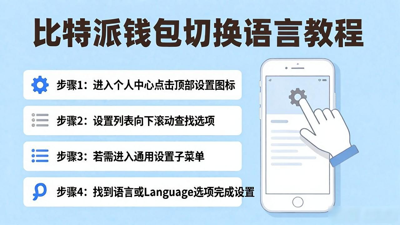 比特派钱包怎么切换语言 手机多语言设置教程