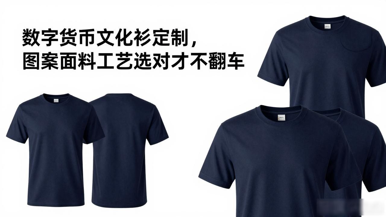 数字货币文化衫定制，图案面料工艺选对才不翻车