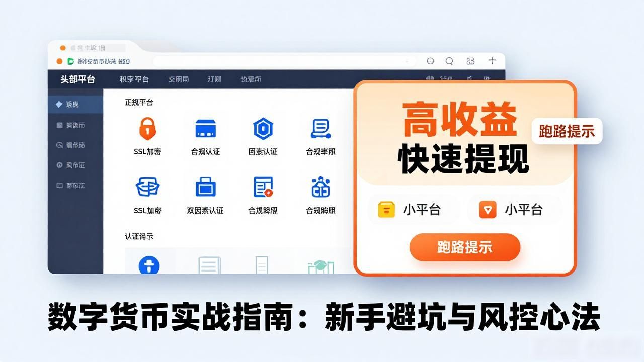 数字货币实战指南：新手避坑与风控心法