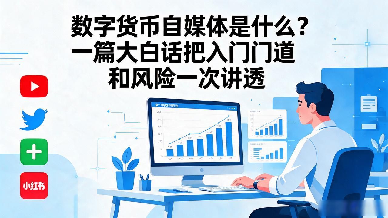 数字货币自媒体是什么？一篇大白话把入门门道和风险一次讲透