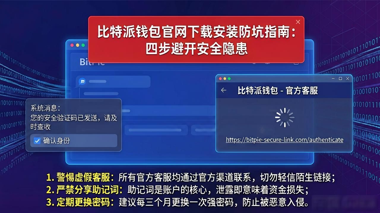 比特派钱包官网下载安装防坑指南：四步避开安全隐患-第1张图片-比特派钱包app官方下载最新版本_比特派钱包官网下载_比特派官方下载安卓版-Bitpie比特派全球多链数字钱包下载