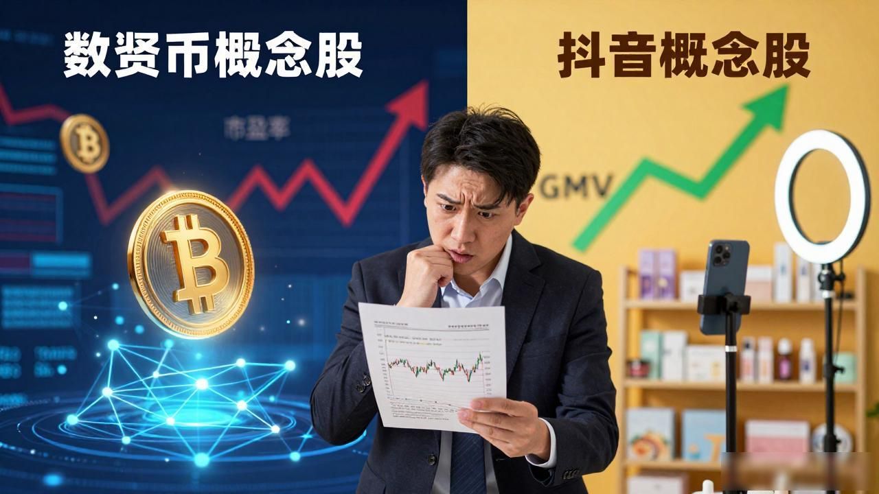 数字货币概念股和抖音概念股热炒，普通散户到底该往哪个方向重仓