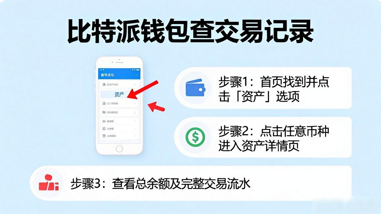 比特派钱包官方app怎么看交易记录？三步查到账明细