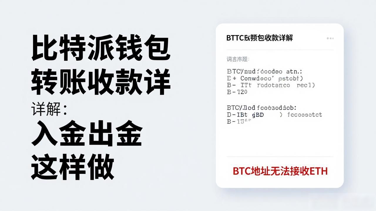 比特派钱包转账收款详解：入金出金这样做