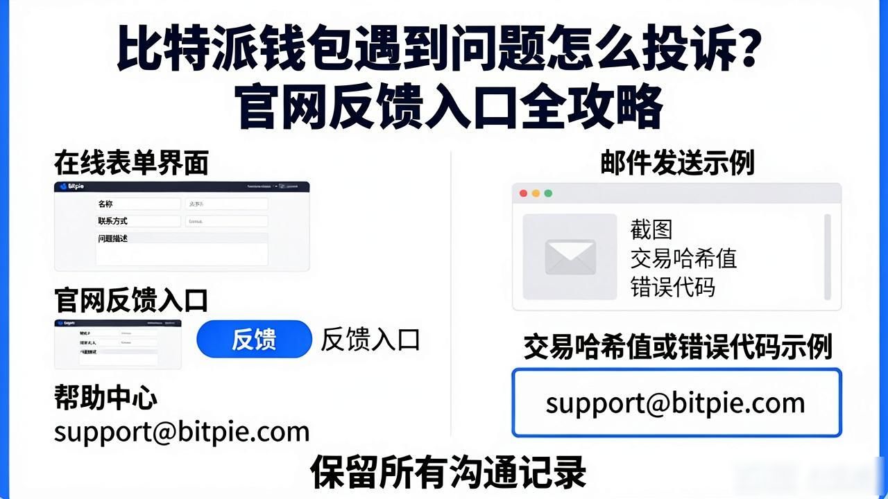 比特派钱包遇到问题怎么投诉？官网反馈入口全攻略