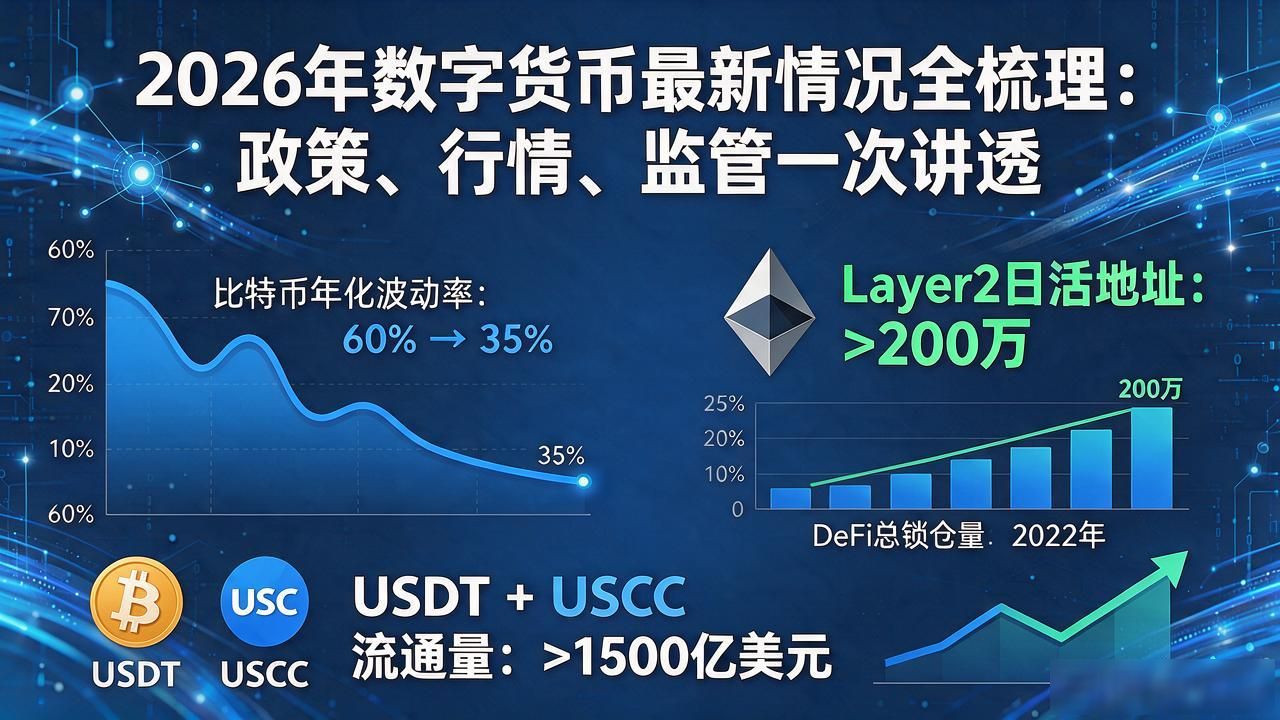 2026年数字货币最新情况全梳理：政策、行情、监管一次讲透