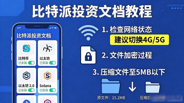 比特派上传投资文档，3步搞定