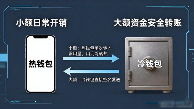 比特派搭配冷钱包 长期持币最稳操作