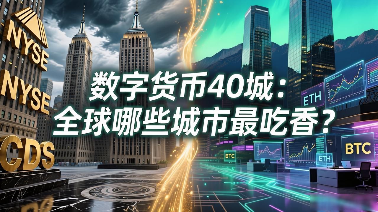数字货币40城：全球哪些城市最吃香？