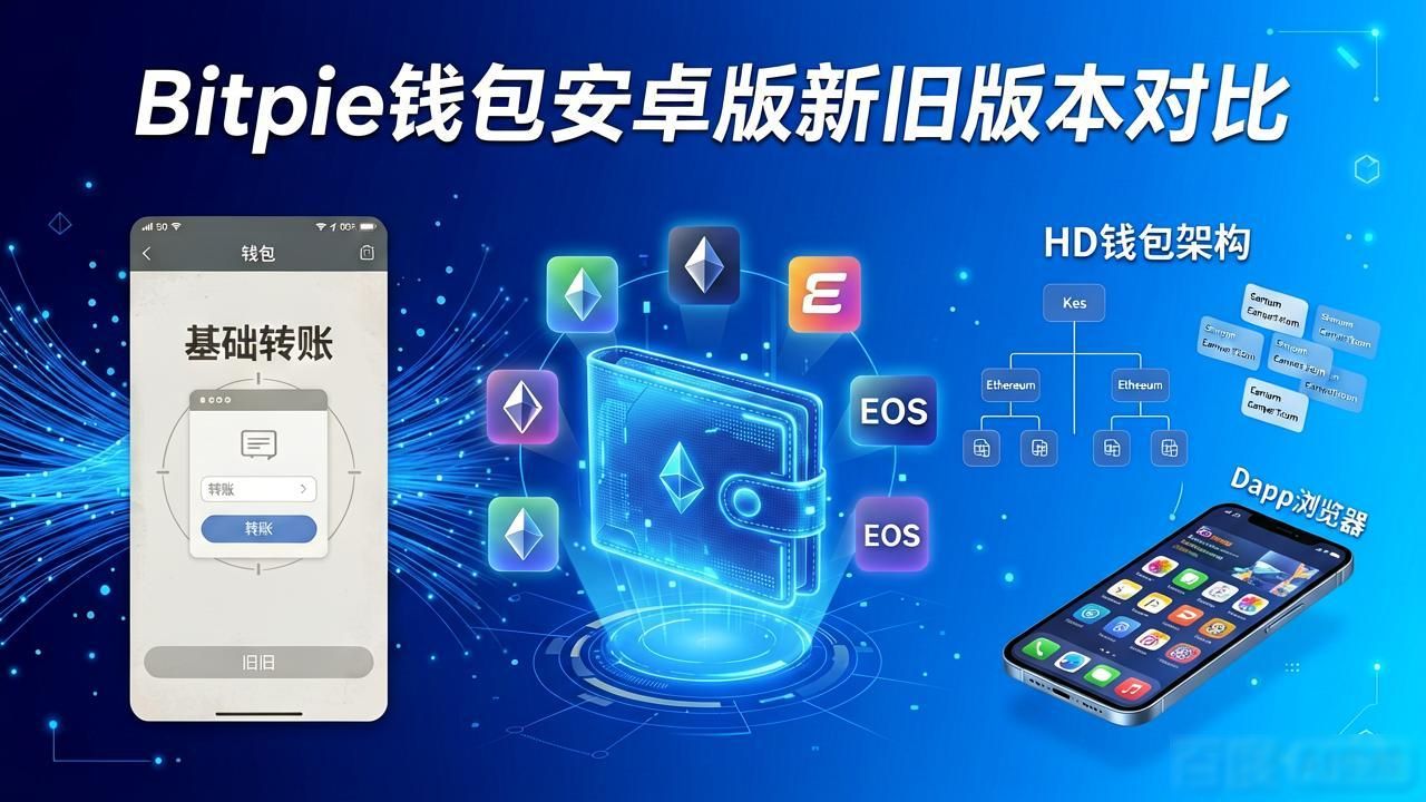 Bitpie钱包安卓版新旧版本对比,功能升级在哪?-第1张图片-比特派钱包app官方下载最新版本_比特派钱包官网下载_比特派官方下载安卓版-Bitpie比特派全球多链数字钱包下载 Bitpie钱包安卓版新旧版本对比,功能升级在哪?-第1张图片-比特派钱包app官方下载最新版本_比特派钱包官网下载_比特派官方下载安卓版-Bitpie比特派全球多链数字钱包下载