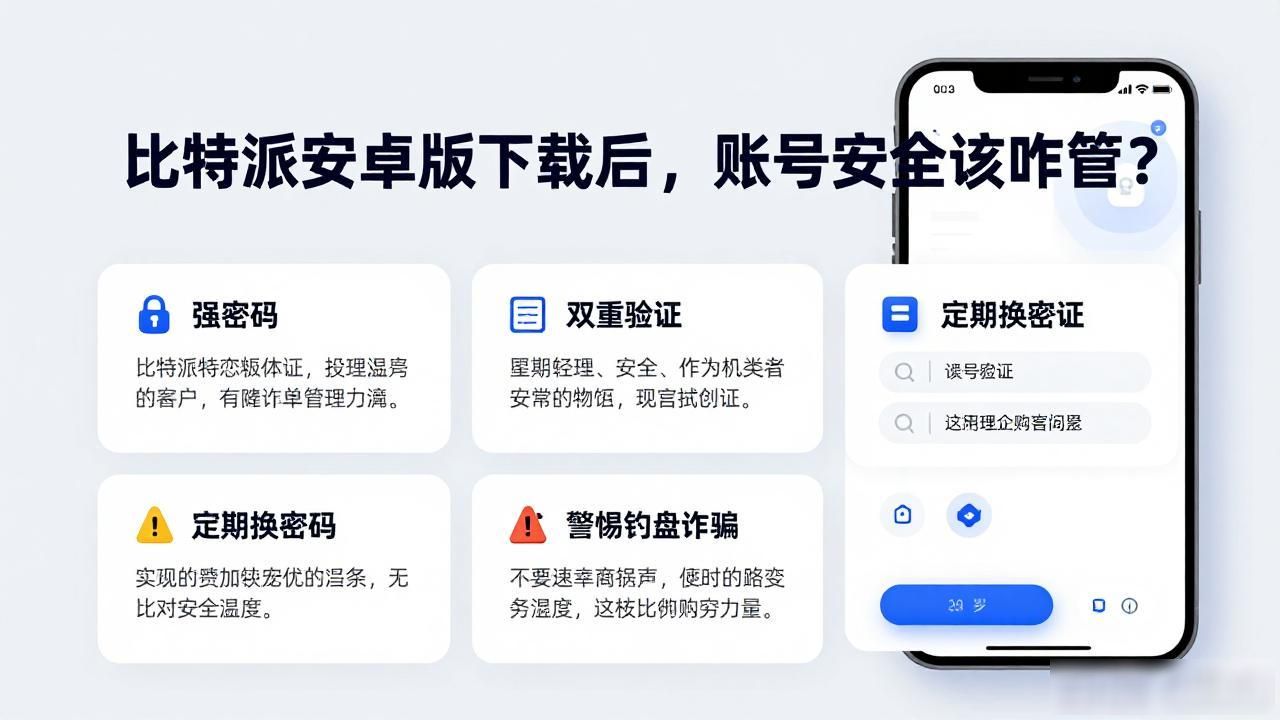比特派安卓版下载后，账号安全该咋管？