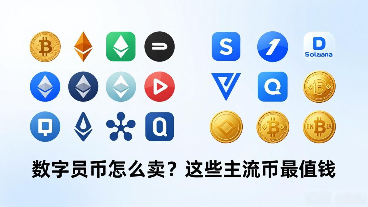数字货币怎么卖？这些主流币最值钱