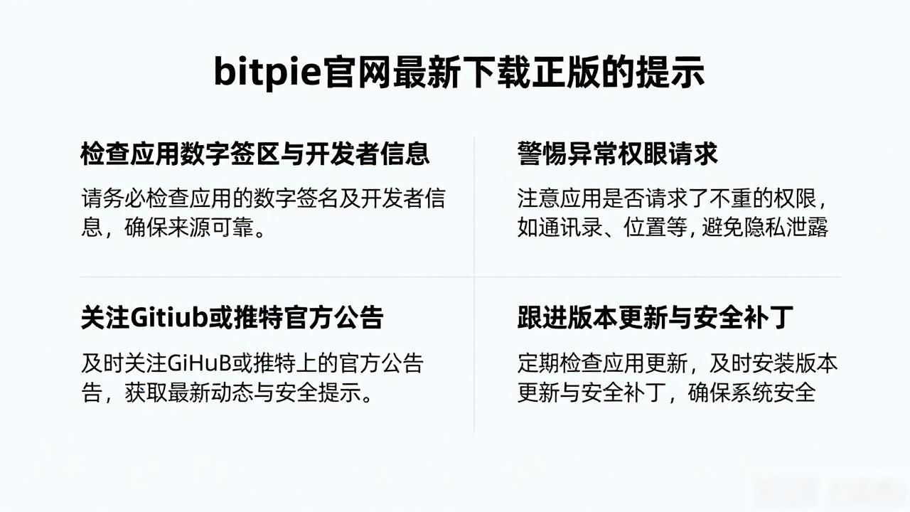 bitpie官网最新下载正版的提示