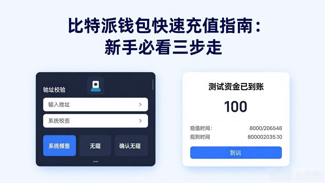 比特派钱包快速充值指南：新手必看三步走
