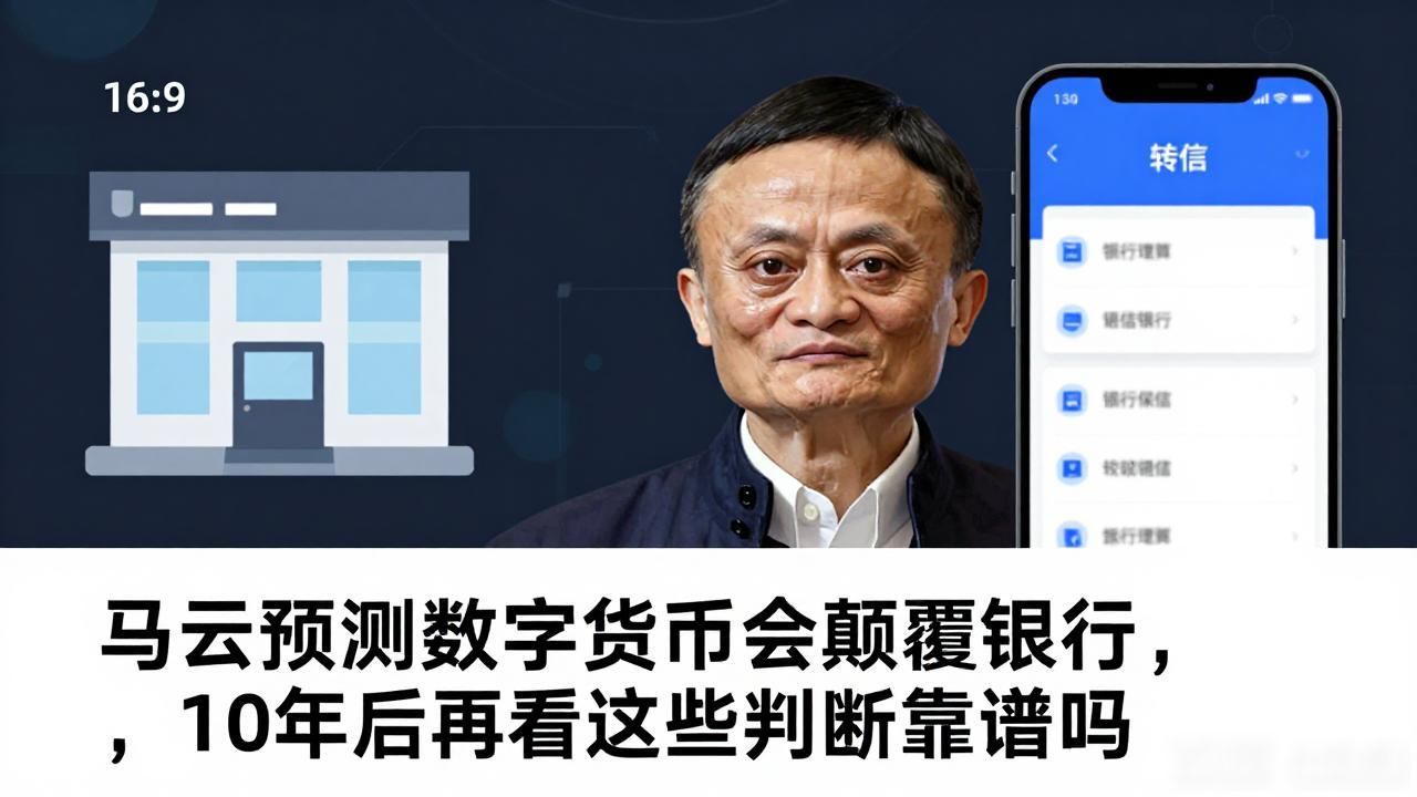 马云预测数字货币会颠覆银行,10年后再看这些判断靠谱吗-第1张图片-比特派钱包app官方下载最新版本_比特派钱包官网下载_比特派官方下载安卓版-Bitpie比特派全球多链数字钱包下载 马云预测数字货币会颠覆银行,10年后再看这些判断靠谱吗-第1张图片-比特派钱包app官方下载最新版本_比特派钱包官网下载_比特派官方下载安卓版-Bitpie比特派全球多链数字钱包下载