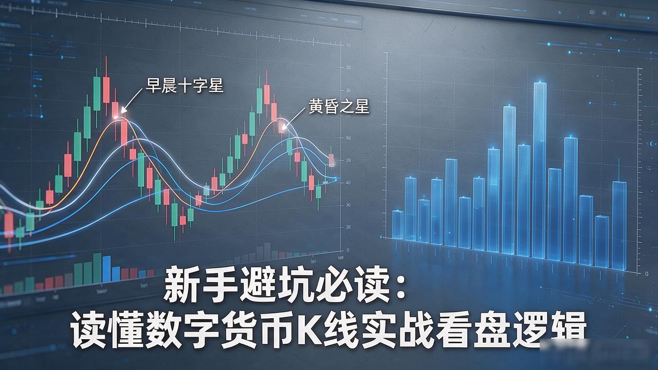 新手避坑必读：读懂数字货币K线实战看盘逻辑