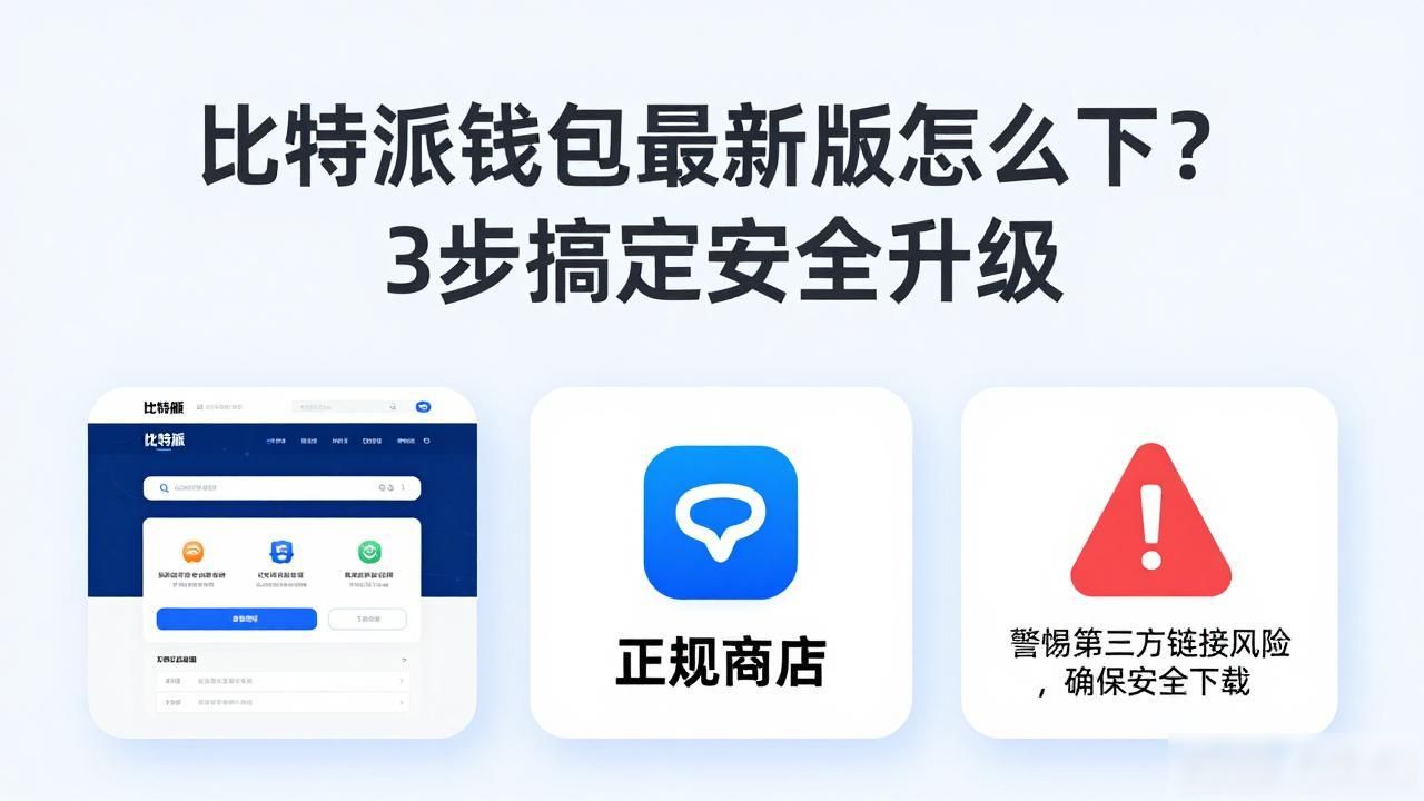 比特派钱包最新版怎么下？3步搞定安全升级-第1张图片-比特派钱包app官方下载最新版本_比特派钱包官网下载_比特派官方下载安卓版-Bitpie比特派全球多链数字钱包下载