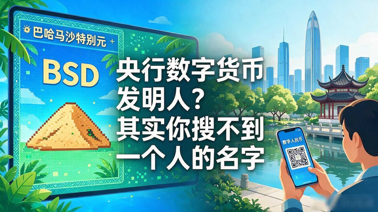 央行数字货币发明人？其实你搜不到一个人的名字