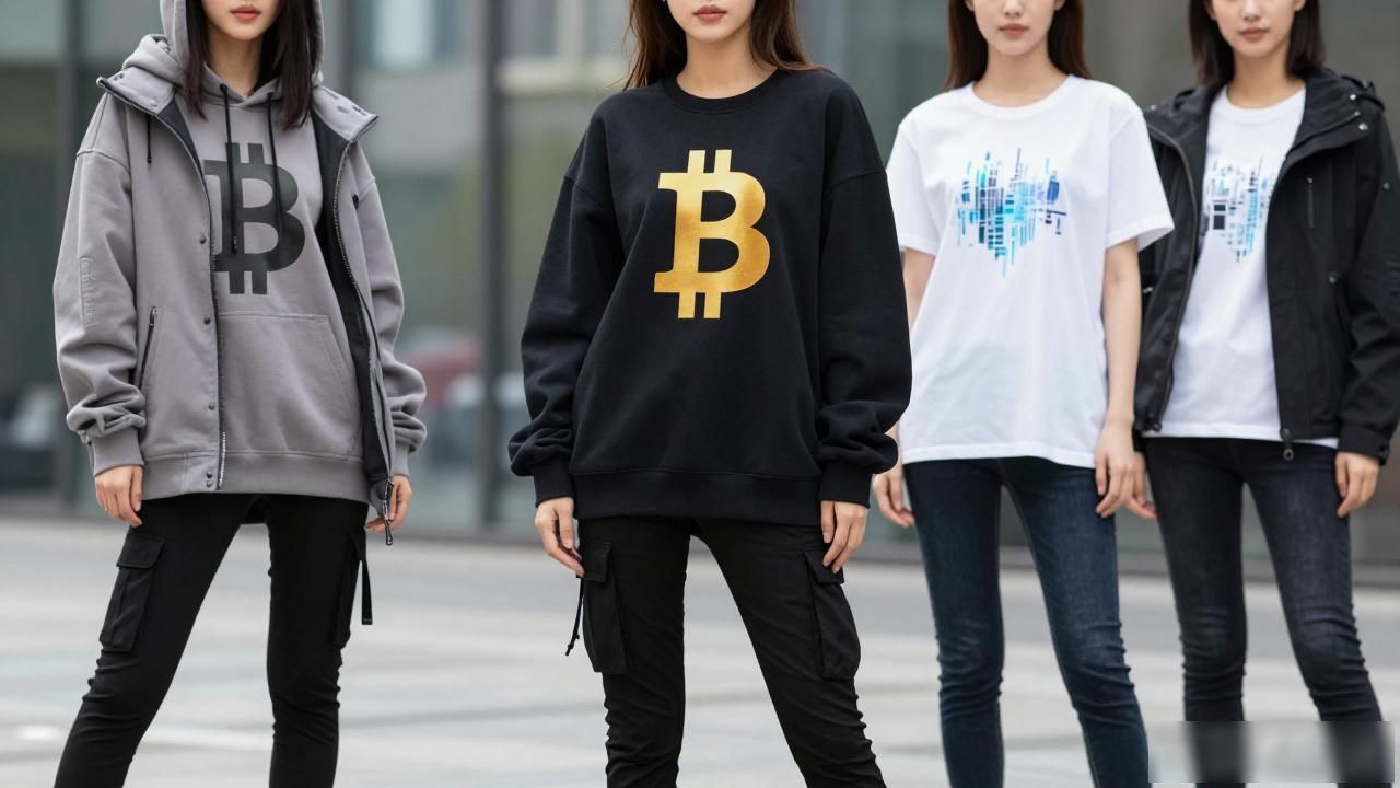 数字货币风格服饰图鉴：区块链元素穿搭展示