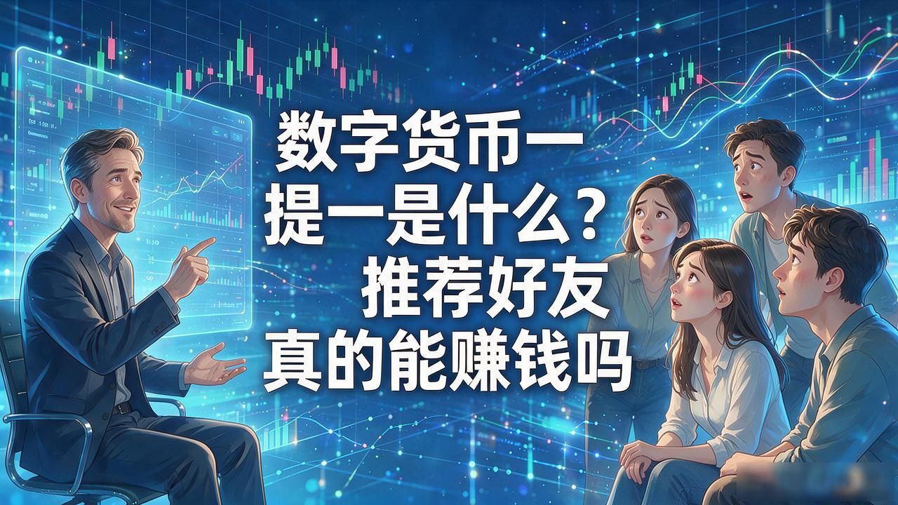 数字货币一提一提一是什么？推荐好友真的能赚钱吗