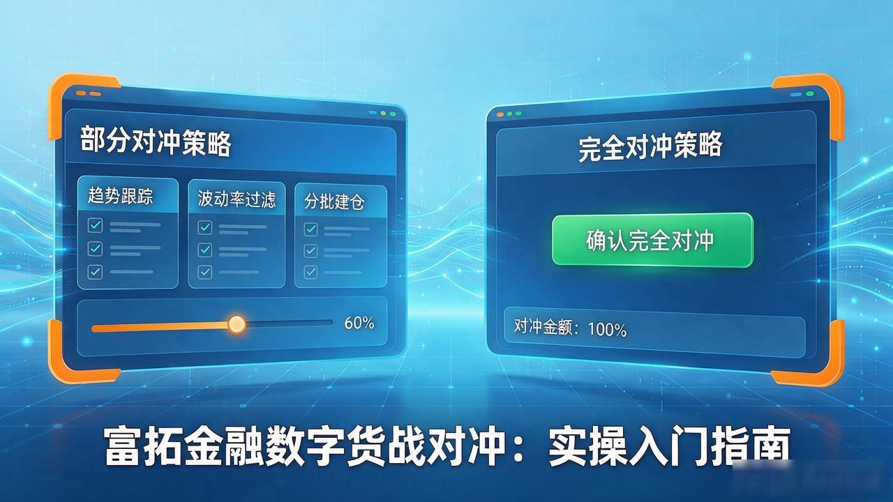 富拓金融数字货币对冲：实操入门指南
