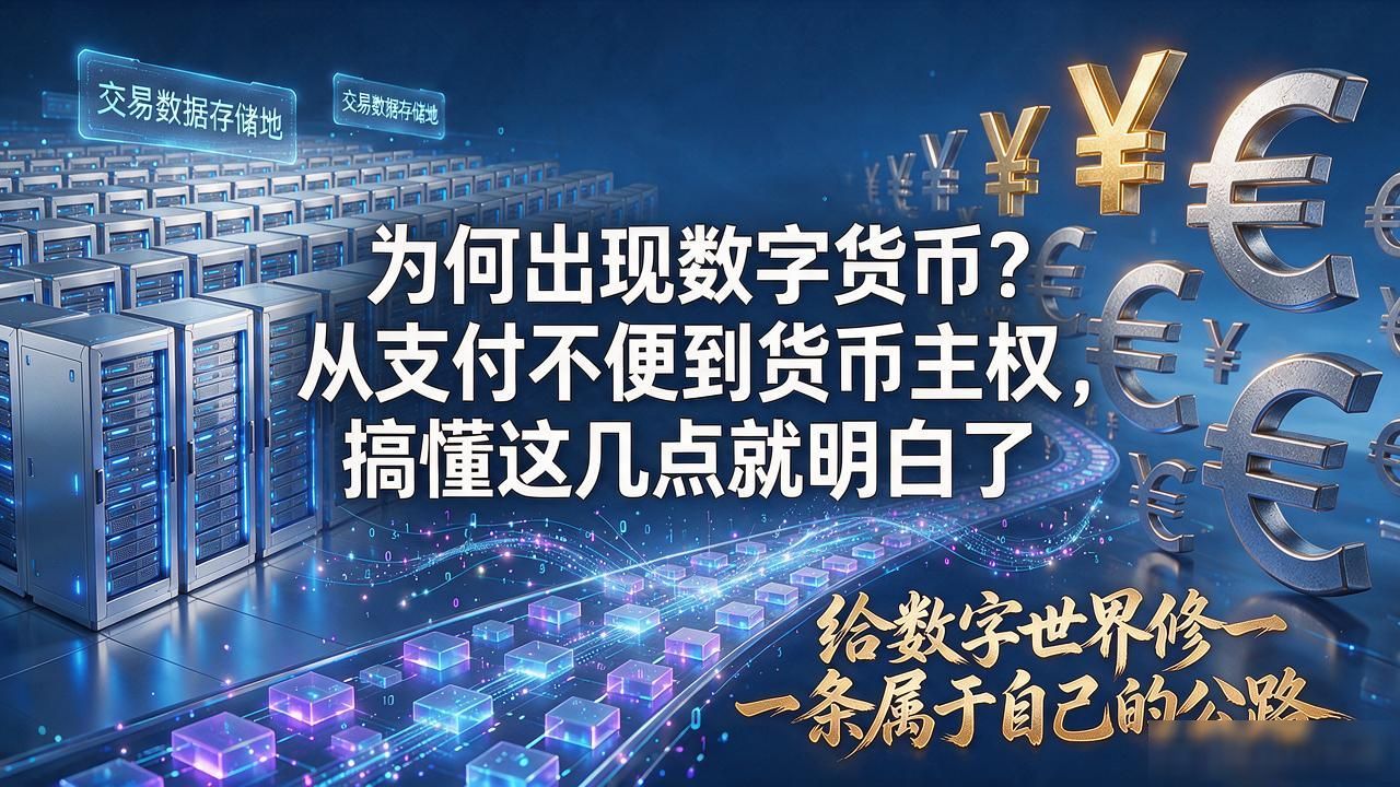 为何出现数字货币？从支付不便到货币主权，搞懂这几点就明白了