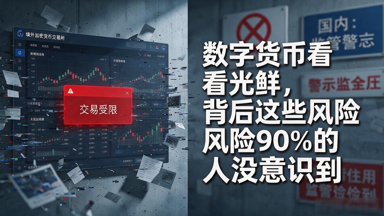 数字货币看着光鲜，背后这些风险90%的人没意识到