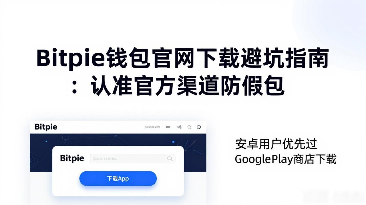 Bitpie钱包官网下载避坑指南：认准官方渠道防假包-第1张图片-比特派钱包app官方下载最新版本_比特派钱包官网下载_比特派官方下载安卓版-Bitpie比特派全球多链数字钱包下载