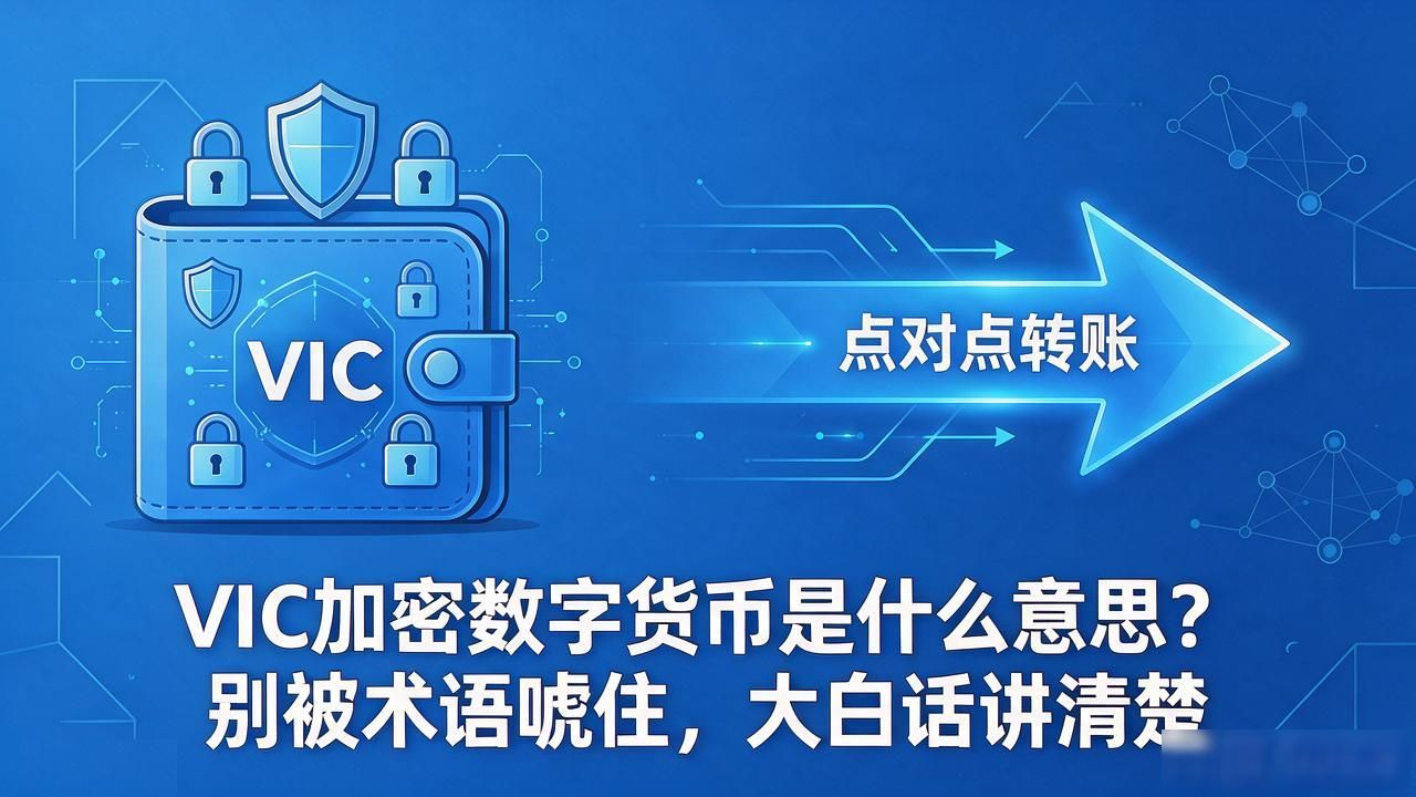 vic加密数字货币是什么意思？别被术语唬住，大白话讲清楚