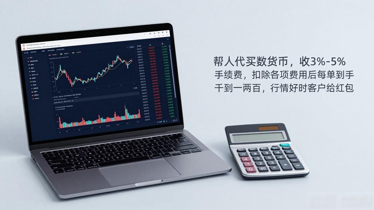 帮人代买数字货币赚钱吗？我实际跑过三轮单，来聊聊真实收益