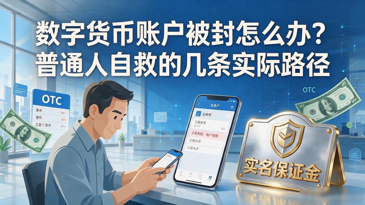 数字货币账户被封怎么办？普通人自救的几条实际路径-第1张图片-比特派钱包app官方下载最新版本_比特派钱包官网下载_比特派官方下载安卓版-Bitpie比特派全球多链数字钱包下载