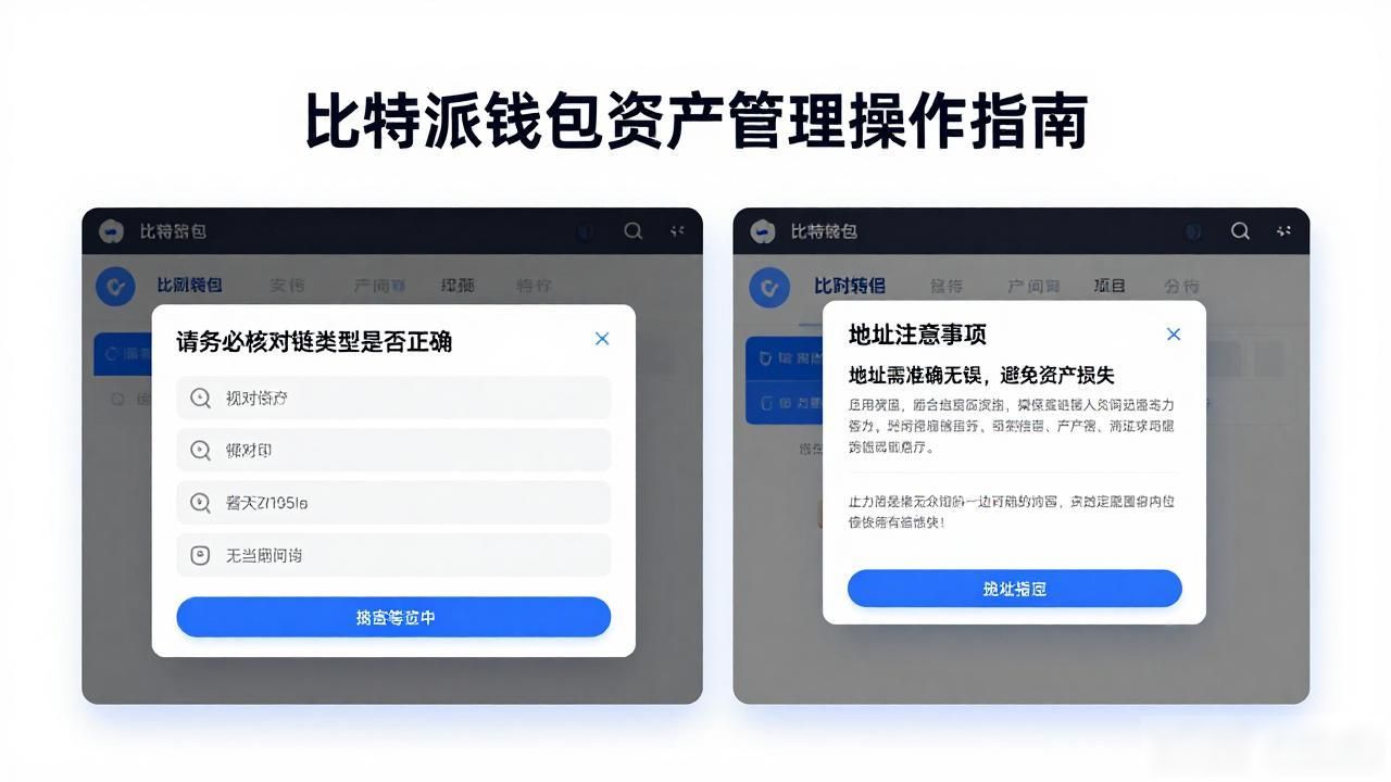 比特派钱包资产管理操作指南