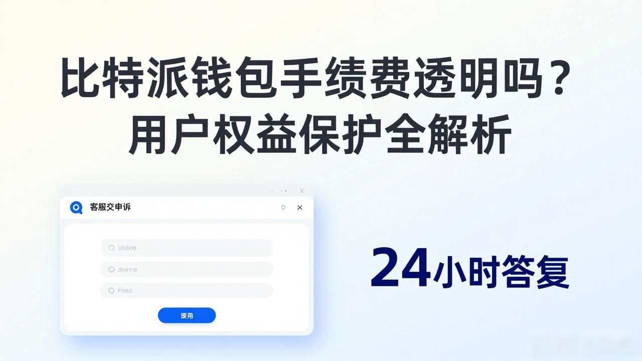 比特派钱包手续费透明吗？用户权益保护全解析