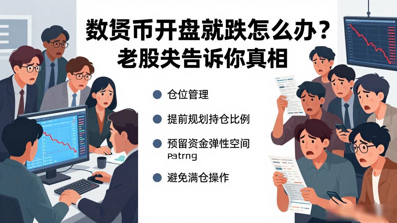 数字货币开盘就跌怎么办？老股民告诉你真相