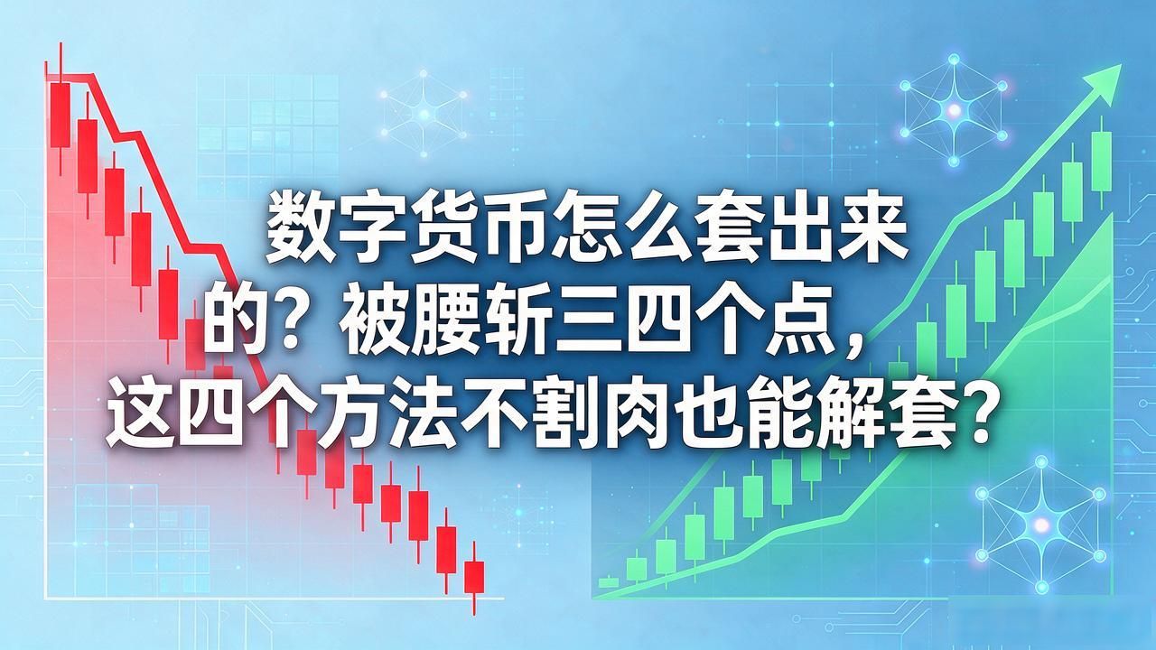 数字货币怎么套出来的？被腰斩三四个点，这四个方法不割肉也能解套