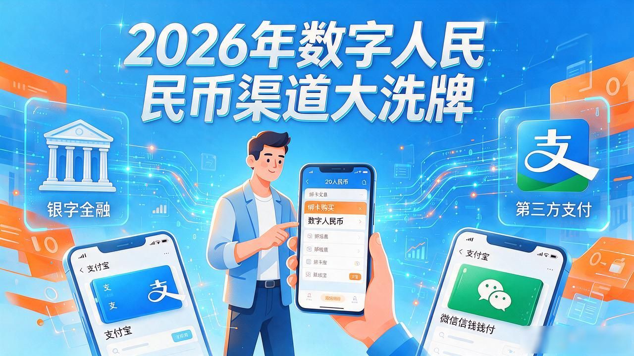 数字货币销售新消息来了，2026年数字人民币渠道大洗牌