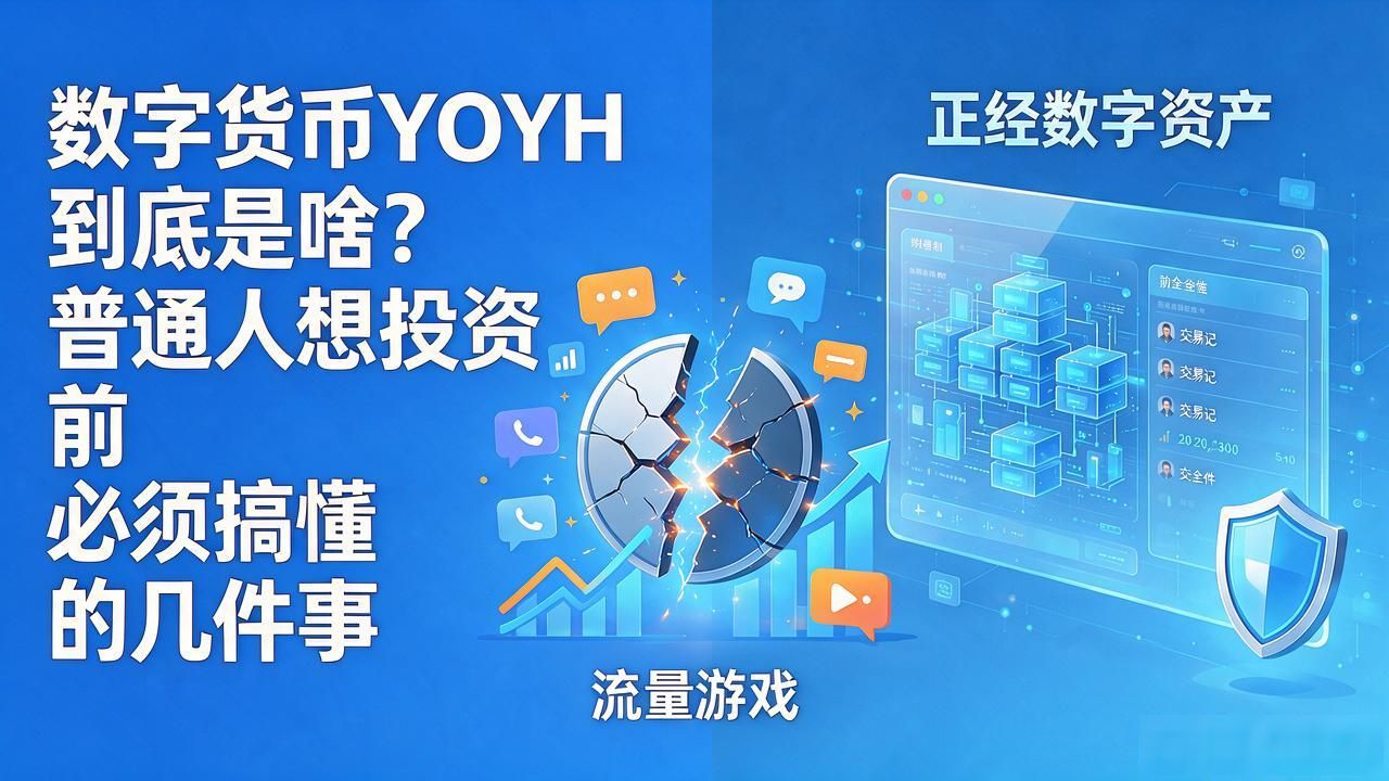 数字货币YOYH到底是啥？普通人想投资前必须搞懂的几件事
